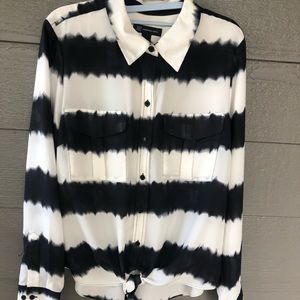 INC International Concepts Tie-Front Blouse 12